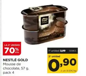 Alimerka NESTLÉ GOLD Mousse de chocolate oferta