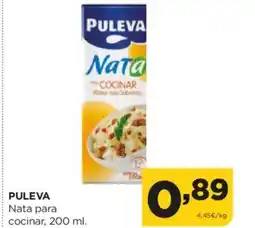 Alimerka PULEVA Nata para cocinar oferta