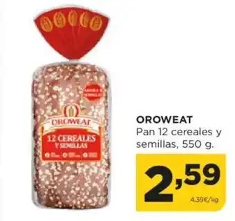 Alimerka OROWEAT Pan 12 cereales y semillas oferta
