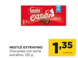 Alimerka NESTLÉ EXTRAFINO Chocolate con leche extrafino oferta