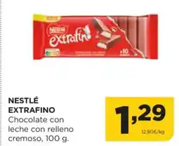 Alimerka NESTLÉ EXTRAFINO Chocolate con leche con relleno oferta