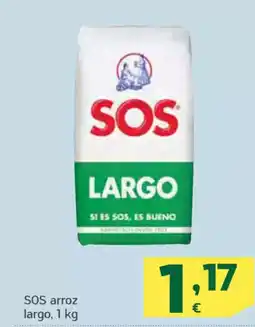 HiperDino SOS arroz largo oferta