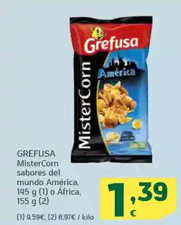 HiperDino GREFUSA sabores del mundo América o África, oferta