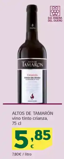 HiperDino ALTOS DE TAMARÓN vino tinto crianza oferta