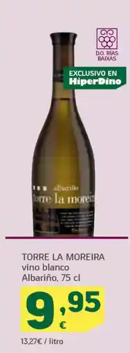 HiperDino TORRE LA MOREIRA vino blanco Albariño oferta