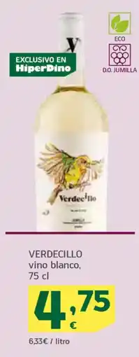 HiperDino VERDECILLO vino blanco oferta