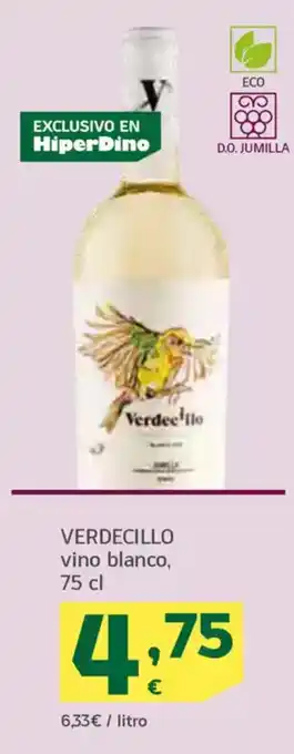 HiperDino VERDECILLO vino blanco oferta