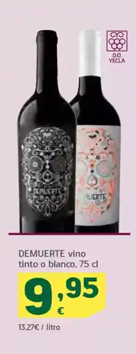 HiperDino DEMUERTE vino tinto o blanco oferta