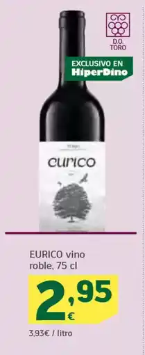 HiperDino EURICO vino roble oferta