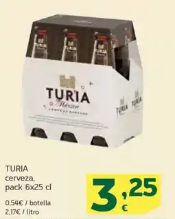 HiperDino TURIA cerveza oferta