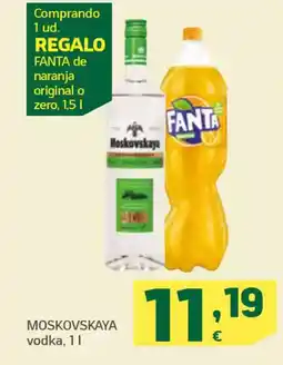 HiperDino MOSKOVSKAYA vodka, oferta