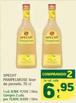 HiperDino SPECHT PAMPELMUSE licor de pomelo oferta