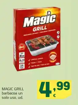HiperDino MAGIC GRILL barbacoa un solo uso oferta