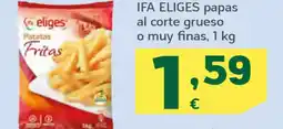 HiperDino IFA ELIGES papas al corte grueso o muy finas oferta