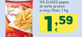 HiperDino IFA ELIGES papas al corte grueso o muy finas oferta