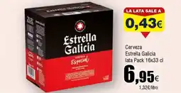 FROIZ Cerveza Estrella Galicia lata oferta