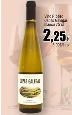 FROIZ CEPAS GALEGAS Vino Ribeiro tinto oferta