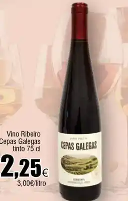 FROIZ CEPAS GALEGAS Vino Ribeiro oferta