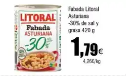 FROIZ LITORAL Fabada Asturiana -30% de sal y grasa oferta