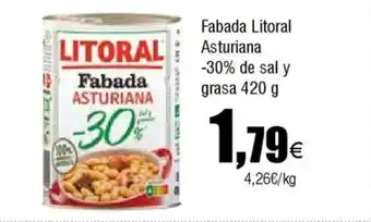 FROIZ LITORAL Fabada Asturiana -30% de sal y grasa oferta