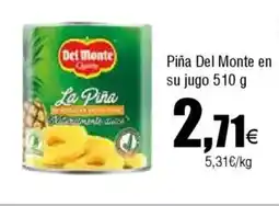 FROIZ DEl MONTE Piña en su jugo oferta