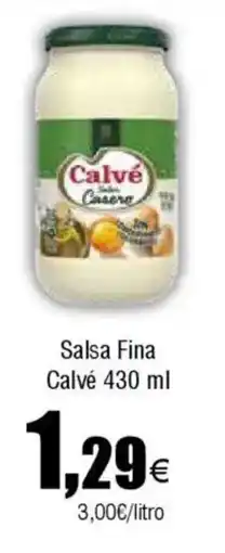 FROIZ CALVE Salsa Fina oferta