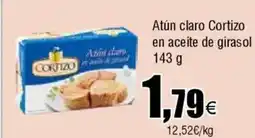 FROIZ CORTIZO Atún claro en aceite de girasol oferta