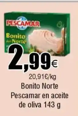 FROIZ PESCAMAR Bonito Norte en aceite de oliva oferta