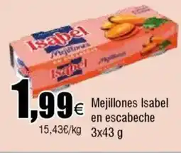 FROIZ Mejillones Isabel en escabeche oferta