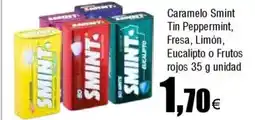 FROIZ SMINT Caramelo Tin Peppermint, Fresa, Limón, Eucalipto o Frutos rojos oferta