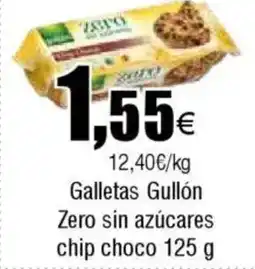 FROIZ GULLON Galletas Zero sin azúcares chip choco oferta