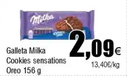 FROIZ MILKA Galleta Cookies sensations Oreo oferta