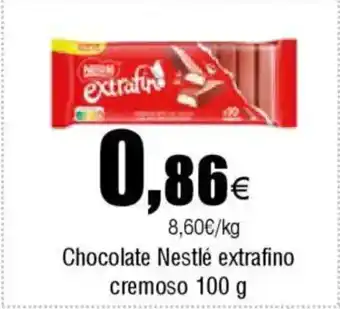 FROIZ NESTLE Chocolate extrafino cremoso oferta