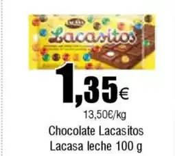 FROIZ Chocolate Lacasitos Lacasa leche oferta