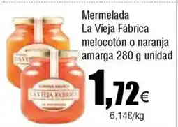 FROIZ Mermelada La Vieja Fábrica melocotón o naranja amarga oferta
