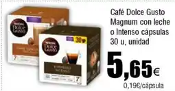 FROIZ DOLCE GUSTO Café Magnum con leche o Intenso cápsulas 30 u oferta