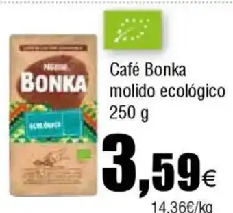 FROIZ BONKA Café molido ecológico oferta