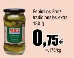 FROIZ FROIZ Pepinillos tradicionales extra oferta