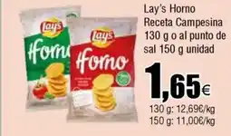 FROIZ LAY'S Horno Receta Campesina o al punto de sal oferta