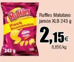 FROIZ RUFFLES Matutano jamón XLB oferta
