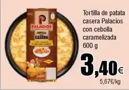 FROIZ PALACIOS Tortilla de patata casera con cebolla caramelizada oferta