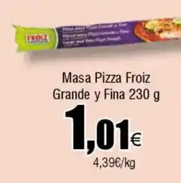 FROIZ FROIZ Masa Pizza Grande y Fina oferta