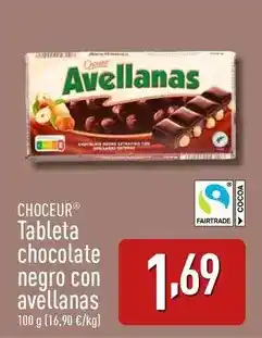 ALDI Tableta chocolate negro con avellanas oferta