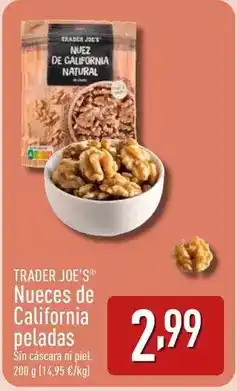 ALDI Trader joe´s - nueces de california peladas oferta