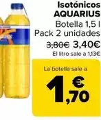 Carrefour Aquarius - isotónicos oferta