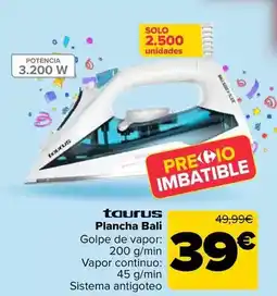 Carrefour Taurus - plancha bali oferta