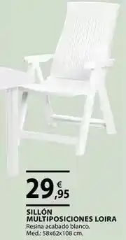CMB Bricolage Sillón multiposiciones loira oferta