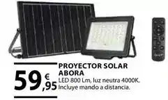 CMB Bricolage Proyector solar abora oferta