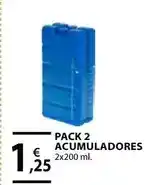 CMB Bricolage Pack 2 acumuladores oferta