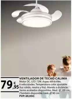 CMB Bricolage Ventilador de techo calima oferta